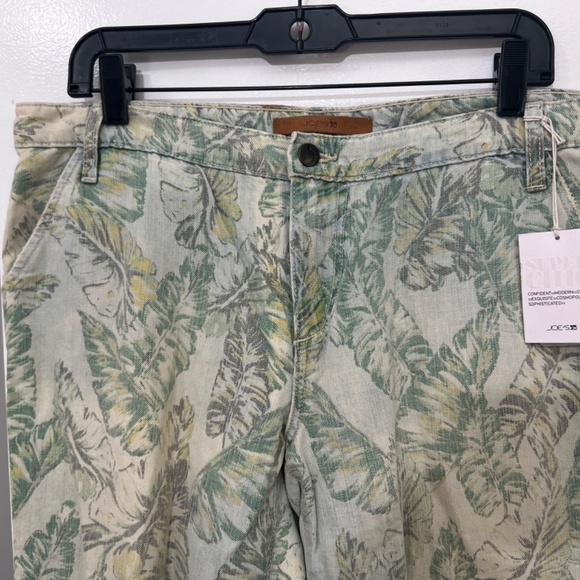 NEW JOE'S Jeans from Nordstrom with tropical leaves print - unusual & beautiful! - Picture 2 of 13
